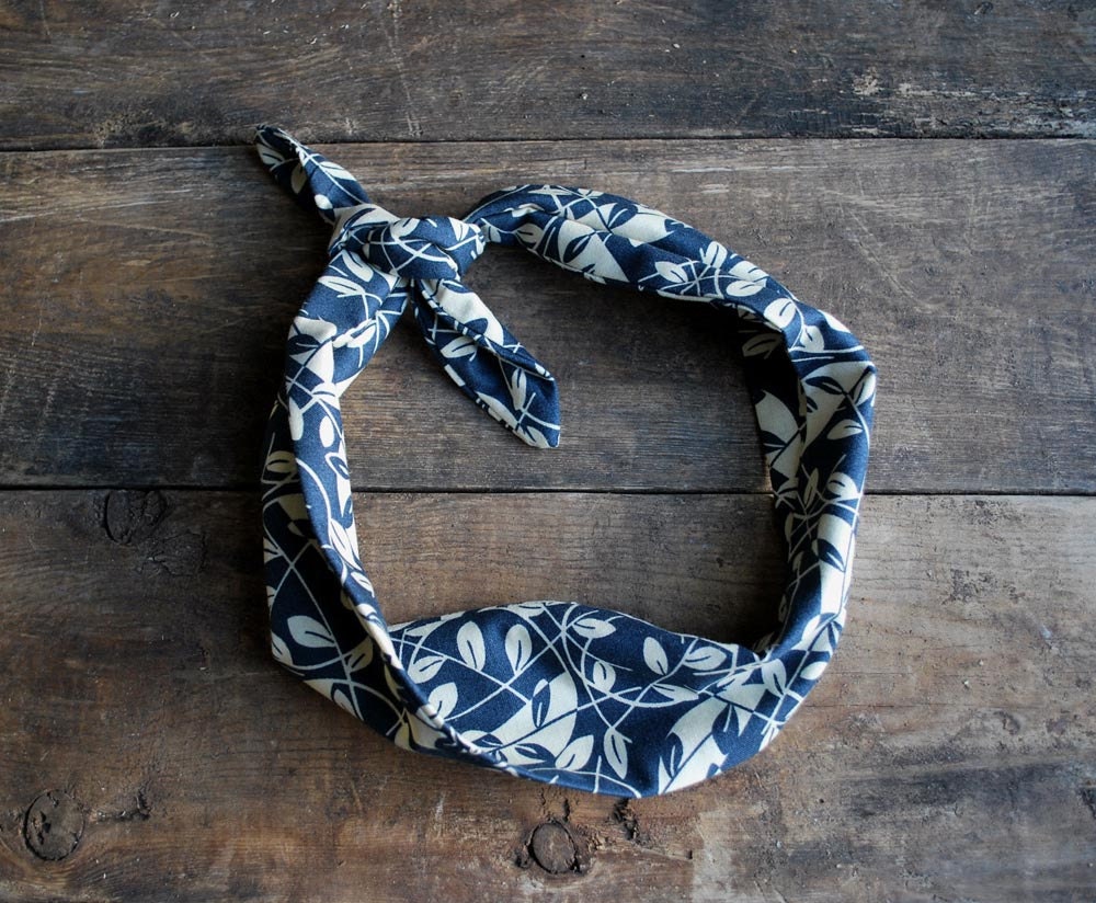 Tie Up Headband - Headscarf - Bandana Style Headband - Knot Headband - Max Loves Molly