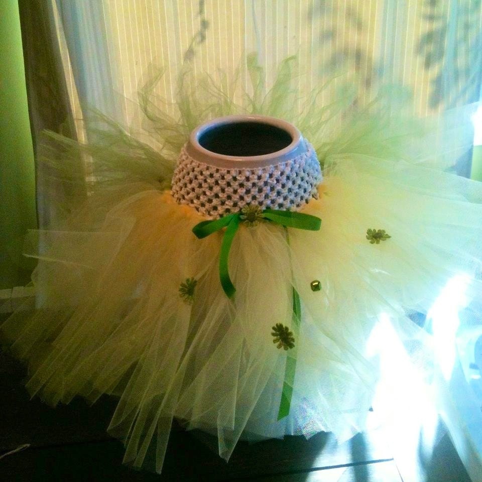 Crazy Daisy Pixie Tutu - yellow, green, white