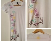 Size M, Vintage Soft, Alt.Apparel tunic length Tee