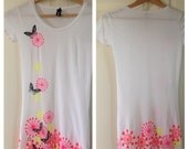 Size M, Vintage Soft, Alt.Apparel tunic length Tee