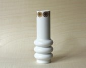 Vintage White and Gold Porcelain German Vase by Eschenbach