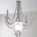 White Chandelier Light Kit - Eco Laser Cut Cardboard Pendant