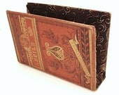 Book Clutch Evening Purse made from Decorative Vintage Book