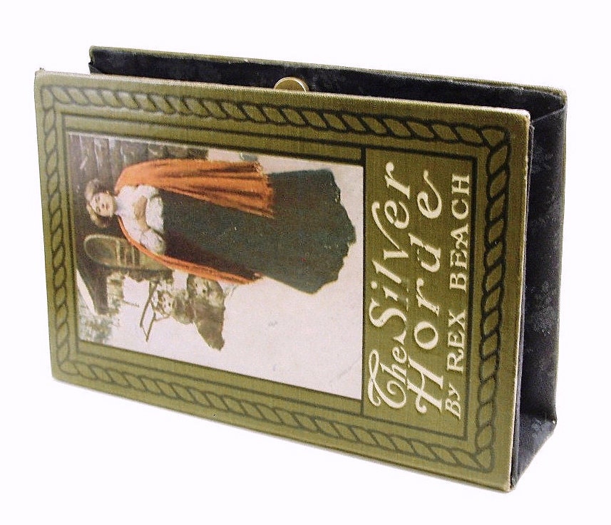 Book Clutch Purse made from Vintage Romance Book
