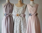 mismatched bridesmaid dresses / Dress / Bridesmaid / Romantic /  tan /lace /blush  / Fairy / Dreamy / Bridesmaid / Party / wedding / Bride