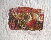 Textile fibre art - mixed media original artwork, embroidery, fibrework