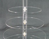 6 Tiers Acrylic Cupcake Stand Wedding Party Birthday Event Display