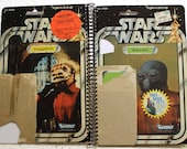 Walrus Man and Snaggletooth Recycled Vintage Star Wars Notebook