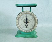 Green Pelouze Kitchen Scale - Jadite Jadeite Green Farmhouse Scale