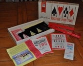 Bridge For Two vintage game Unused NO CARDS 1964 Milton Bradley Chas. H. Goren