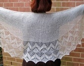 Knit Shawlette Pattern:  Mountain Climbers Shawlette Knitting Pattern