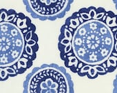 RAVENA Medallion in Cream - DEAR STELLA Cotton Quilting Fabric (174)  1 yard
