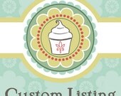Custom Listing for Andrea - 80 Cupcake Mix Favors in muslin bags