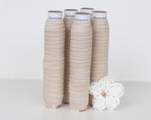 5/8 inch Fold Over Elastic for Baby Headbands - 10 Yards of Champagne
