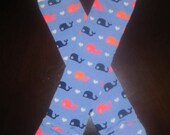 Leg/Arm Warmers - Baby Leggings - Whales