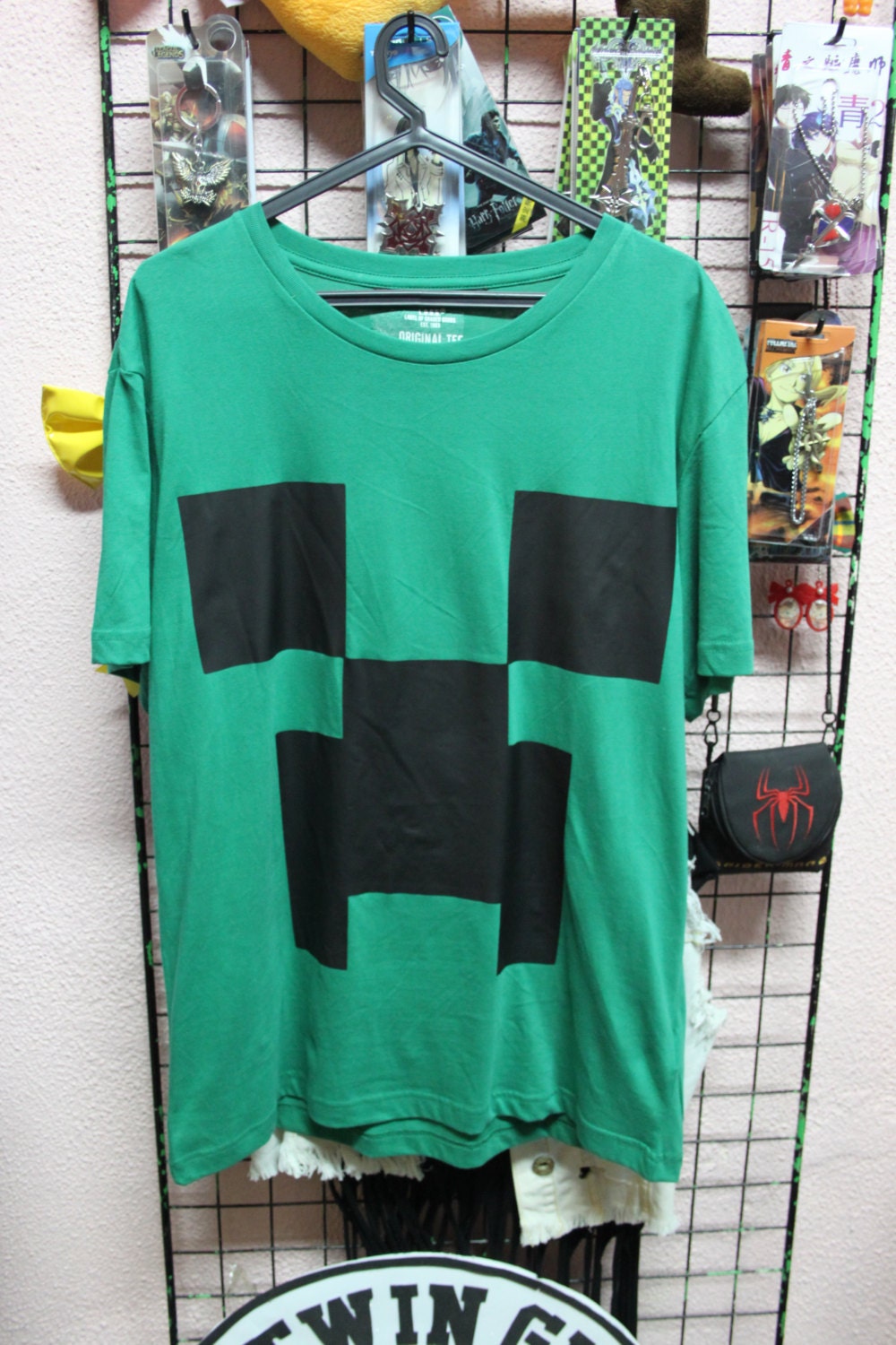 Creeper T-shirt Minecraft FREE SHIPPING