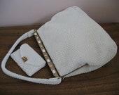 1950's Beaded Handbag Purse-Petite Bead by Lumured-Unused