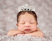 SALE 25.99 SUNDAY only newborn headband, adult headband, child headband and photography prop princess crown tiara