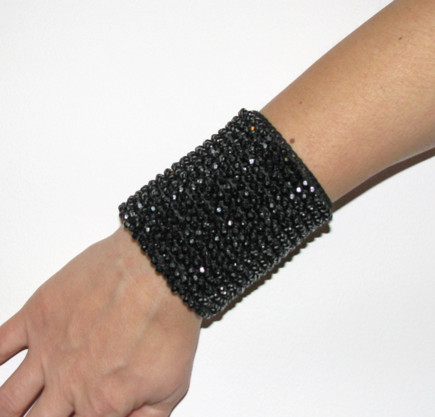 Black Cuff Bracelets Jewelry / bracelet/cuff  acrylic beads