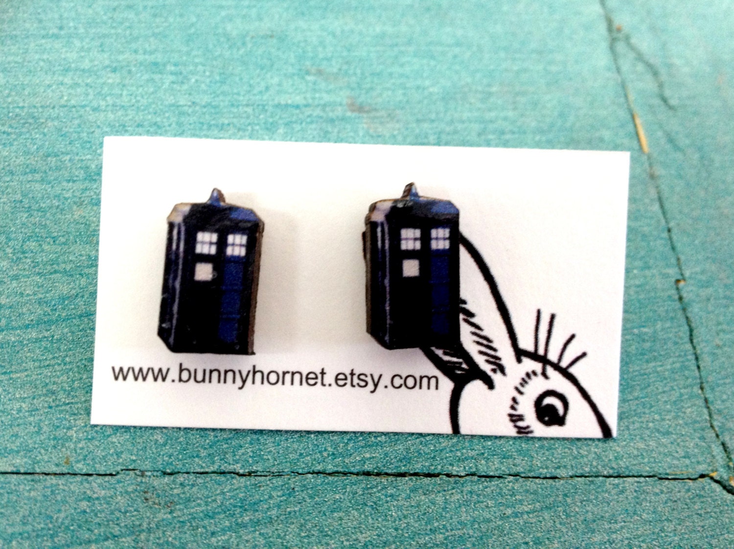 Dr Who - TARDIS earrings