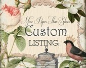 Handmade Paper Flowers - Hair Piece - Custom Order for Angel Il_170x135