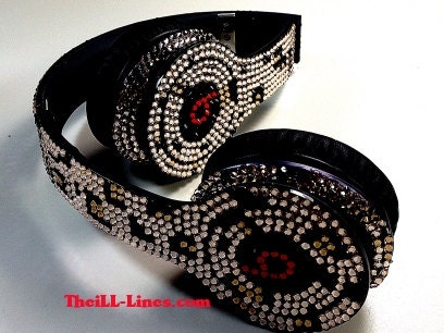 Custom Beats by Dre Headphones Cheetah Print   Mothers Day Special  Free Solo Beats  Limited Time Only