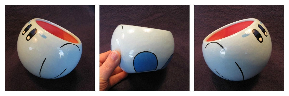 Kirby Ceramic Bowl (Made to Order and Customizable)