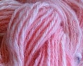 Angora yarn - Handspun "Pretty in Pink"
