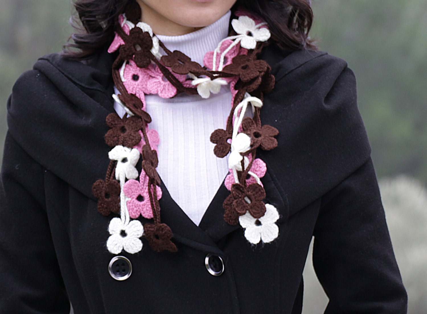 Reserved - Set of 4 Women Lariat Crochet Scarf