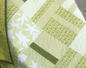 Description:  - Green Modern/Contemporary Quilt