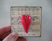 Love Song, Original Mixed Media Wall Art, by Fig Jam Studio