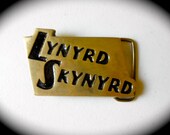 Rockin' 1970s LYNYRD SKYNYRD Brass Belt Buckle