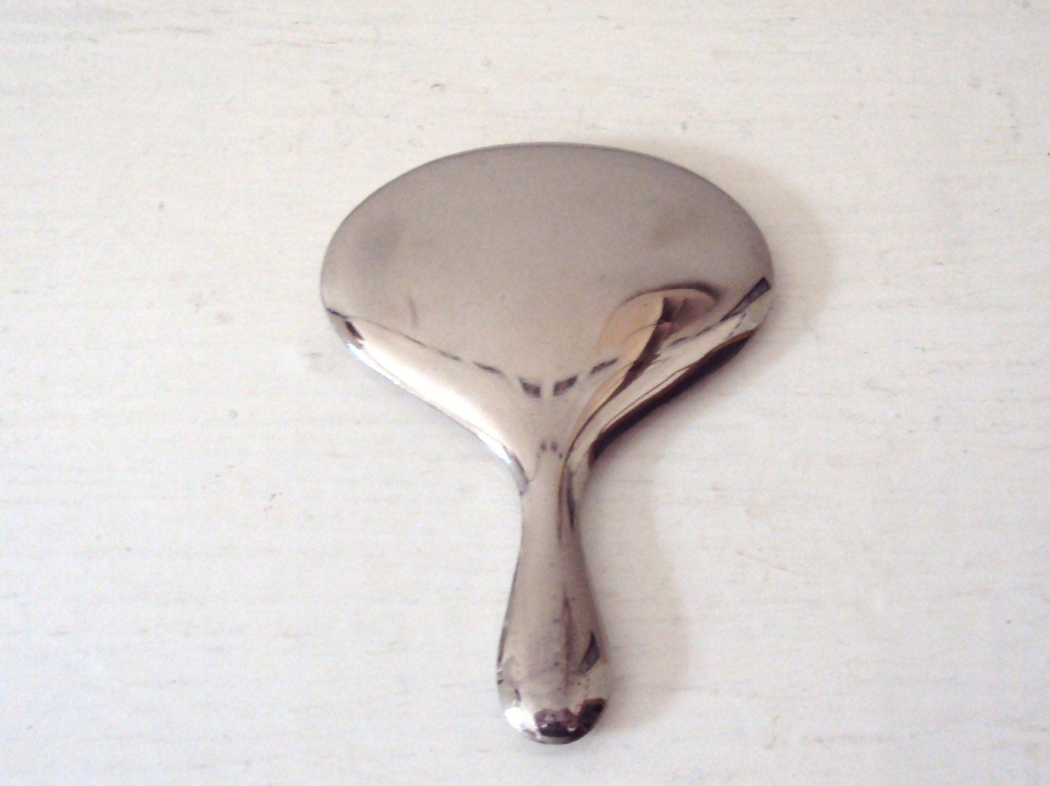 Fabulous VINTAGE silver hand mirror. Vintage Wedding