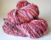 Flamenco - Handspun Bulky Art Yarn Think N Thin