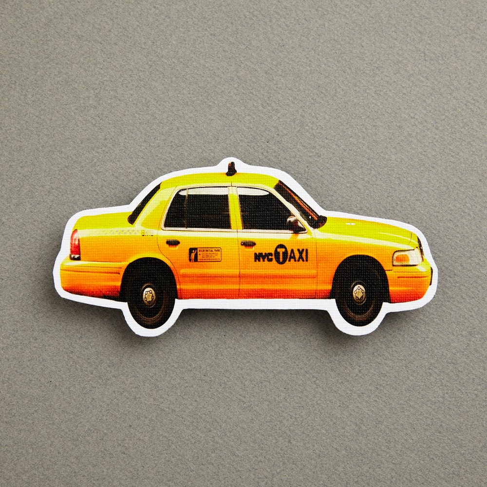 Taxi Photo Magnet