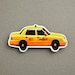 Taxi Photo Magnet