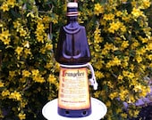 Upcycled Bird Feeder Liquor Bottle Frangelico