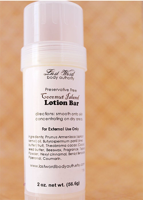 Coconut Island Lotion Bar
