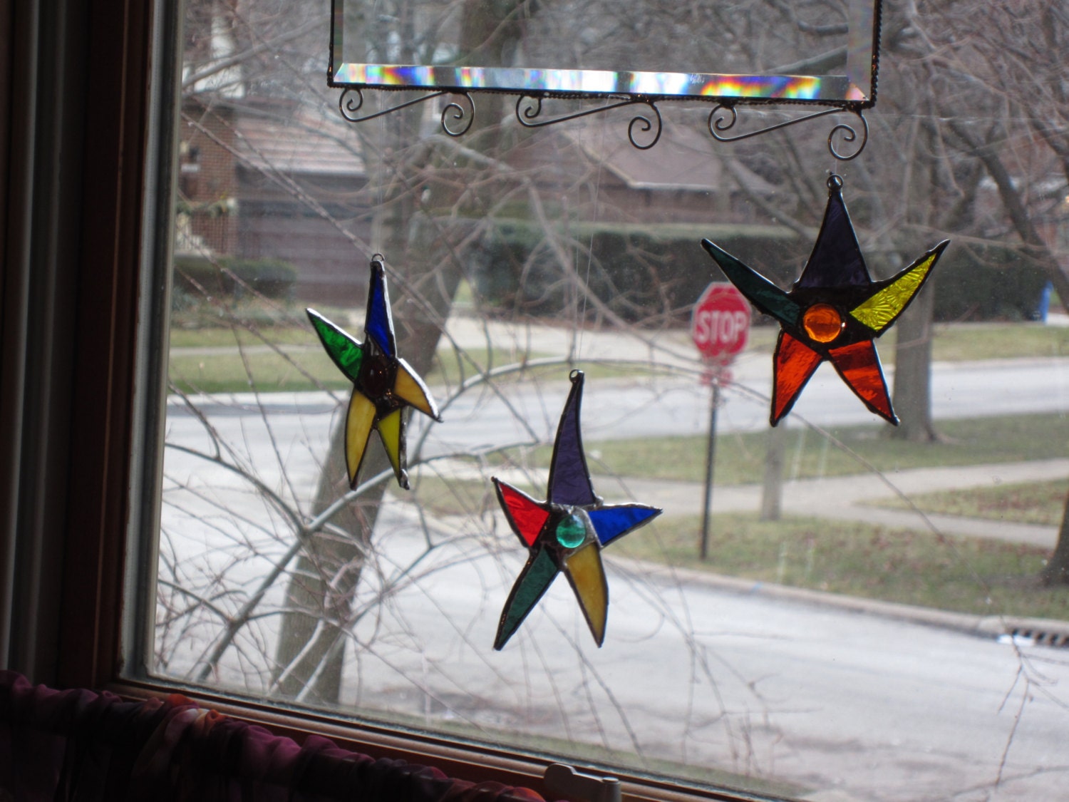 COLOR YOUR WORLD...Magical colorful stars suncatcher