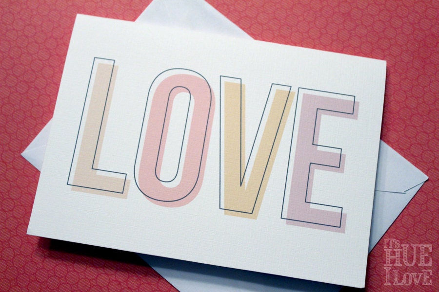 LOVE Card & Envelope