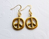Peace Sign Earrings