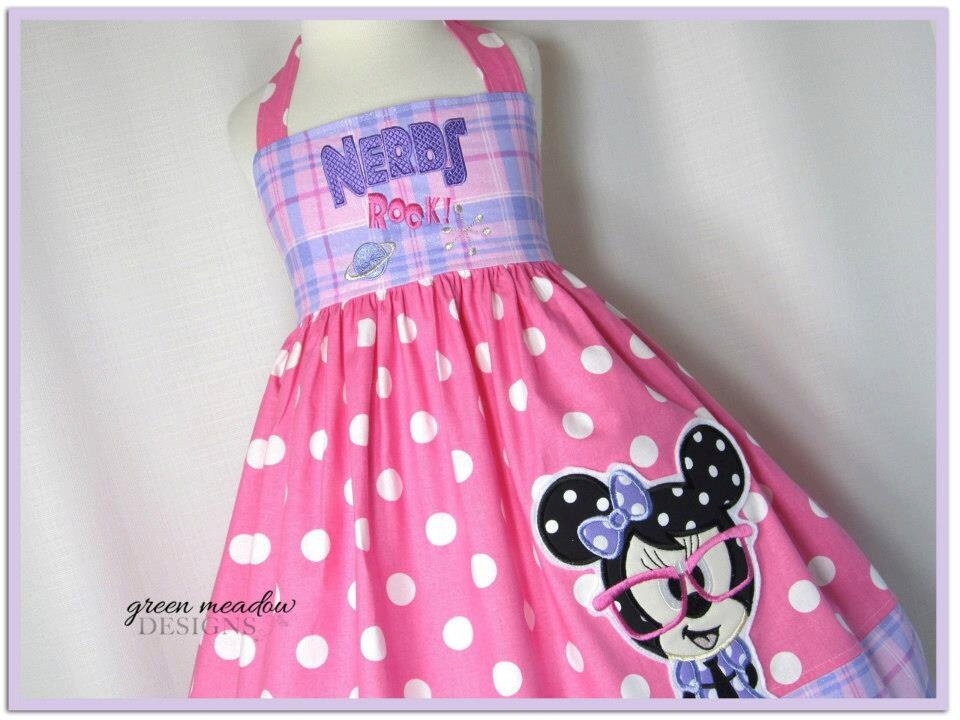 Nerd Minnie Dress - Available in Sizes 2T to 8