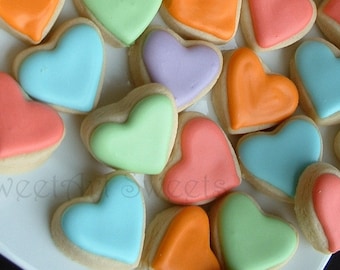 Valentine's Day cookies - 6 dozen - mini heart cookies