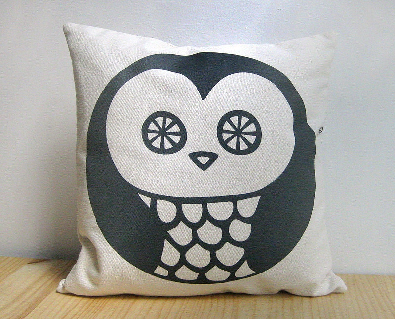 OWL Pillow - Cushion (Insert included)