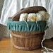Vintage Bushel Barrel Sewing Basket