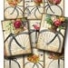 Antique Bicycle with Basket of Roses Digital Collage Sheet Instant Download Original Whimsical Altered Art by GalleryCat CS47