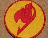 Fairy Tail Anime Guild Emblem Sew on machine embroidered patch