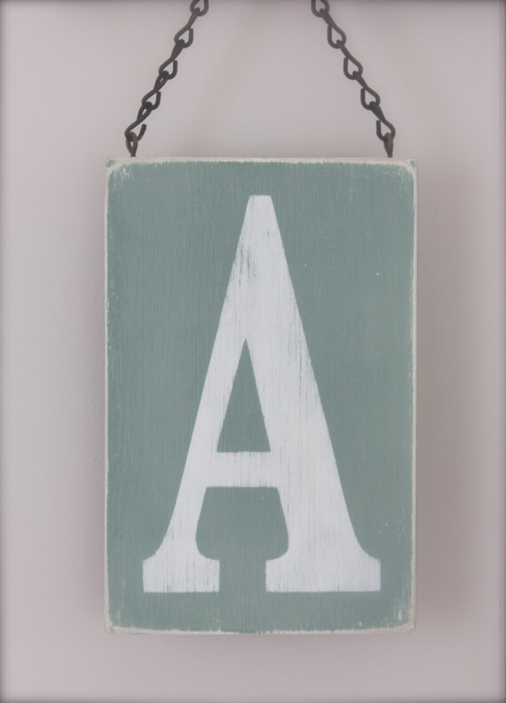 Letter Sign, Wood Wall Art, Custom Wood Sign, Vintage Sign, Typography