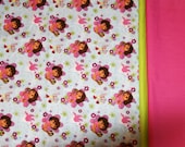 Dora The Explorer Pillowcase - Dora and Boots - Custom Embroidered Pillowcase - Pink Green White