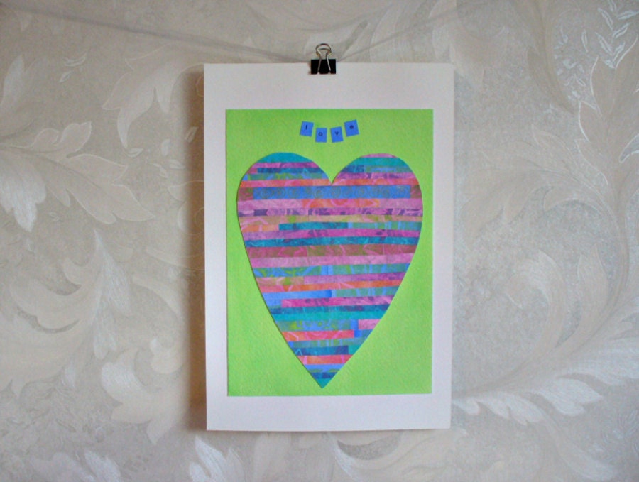 heart, wall art, home decor, nursery art, original mixed media art, watercolor, love